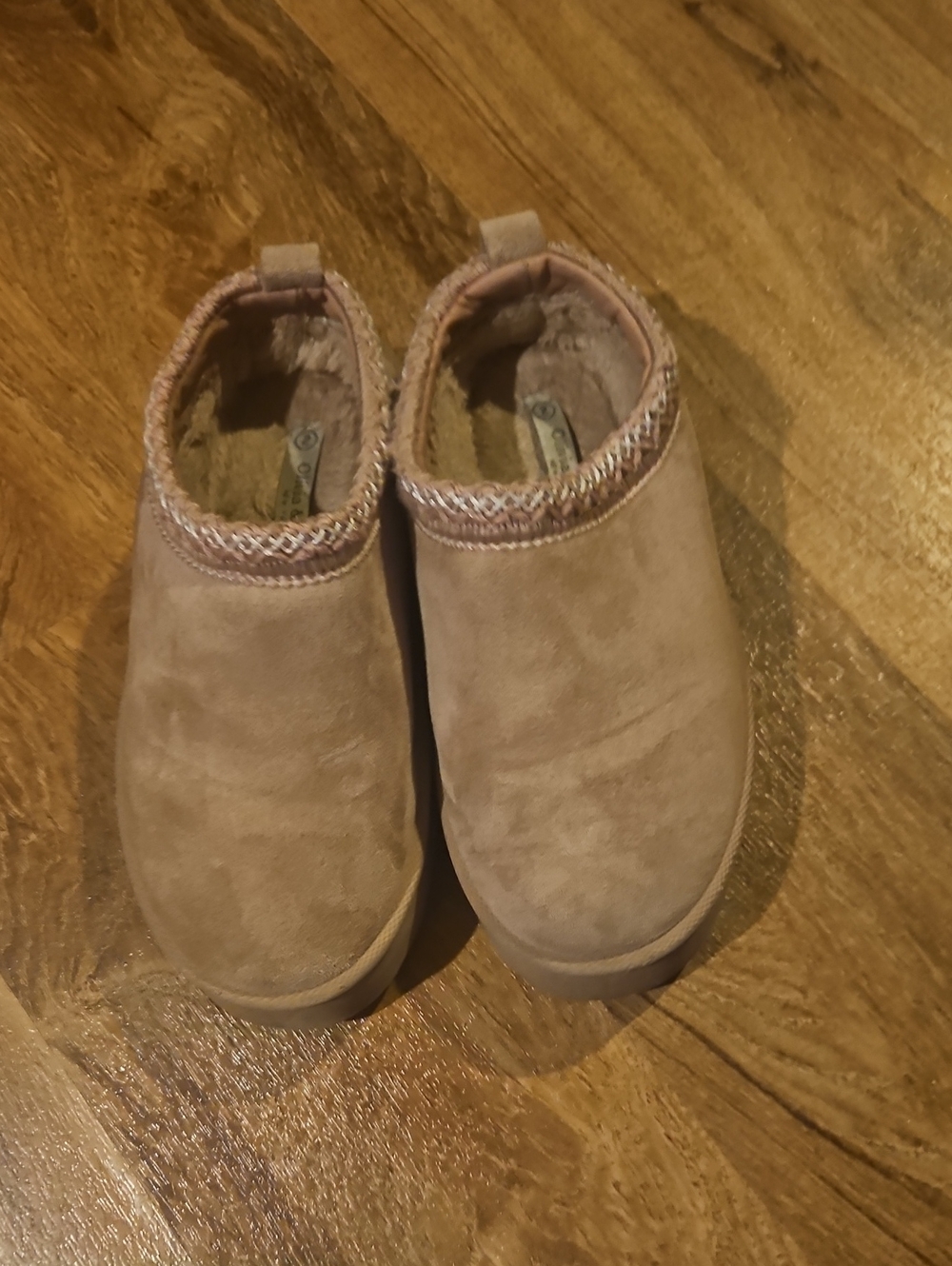 Olivia & Kate Mauve Platform Mules Size 2